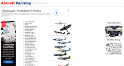 Desktop Screenshot of aircraftpaintingschemes.com